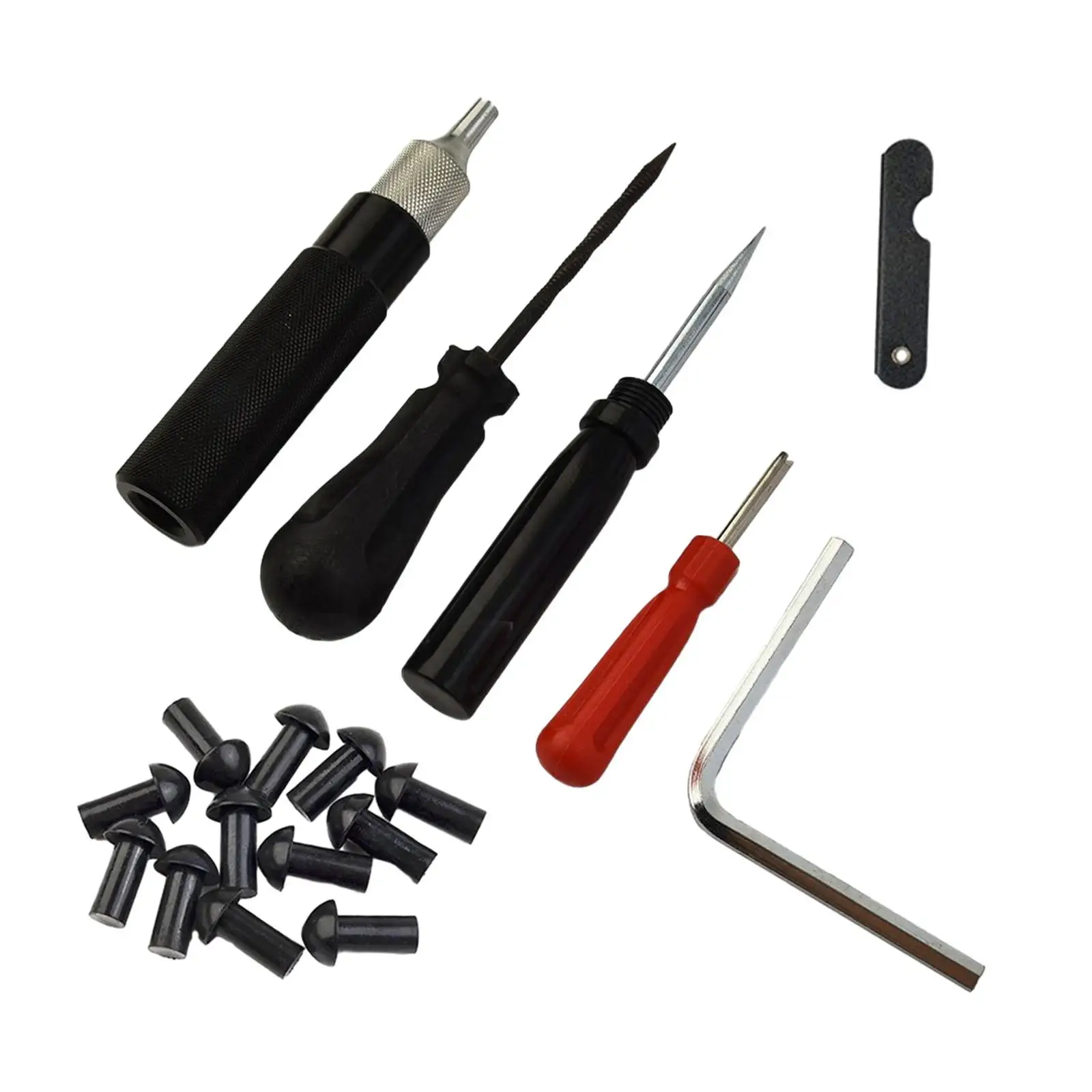Tire Repair Kit Patch Tire Repair Tool Practical Professional Portable Multifunctional Easy to Use Automotive Accessories