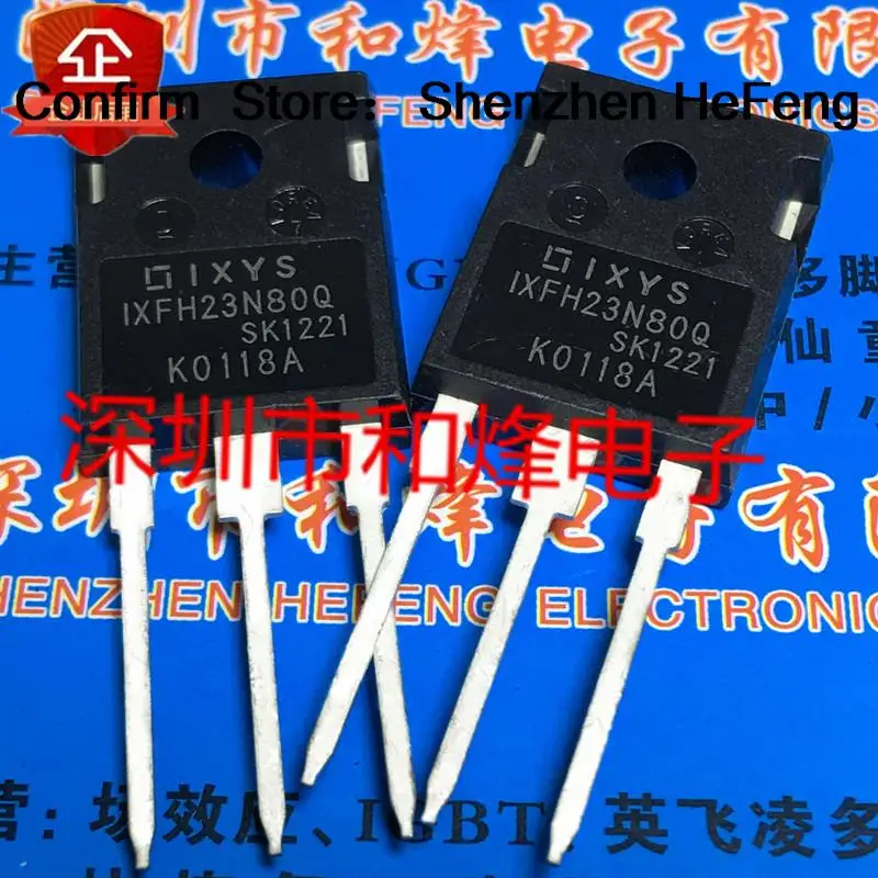 5PCS-10PCS IXFH23N80Q  TO-247 800V 23A   NEW AND ORIGINAL ON STOCK