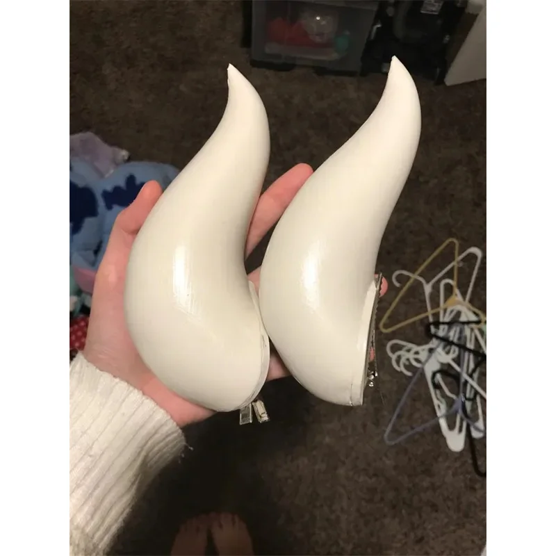 

1 пара Overlord Albedo, заколка для головы с рогами, головные уборы, аксессуары для косплея, аксессуары для косплея, заколка для волос на Хэллоуин, Рождество