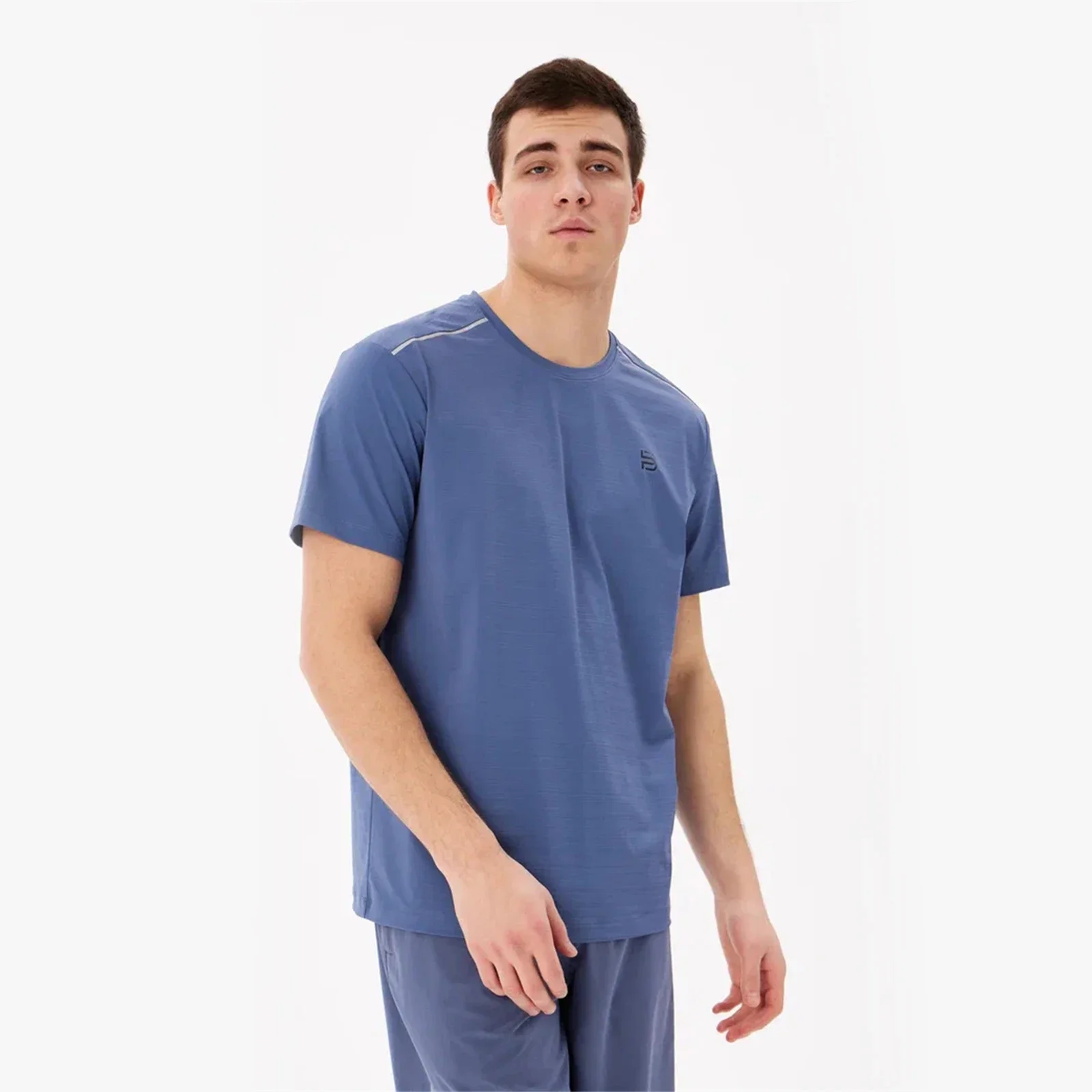 Baasploa Men Quick Drying T-Shirt Casual Lightweight Breathable Running Clothing Tops Male Fashion Solid High Quality Sport