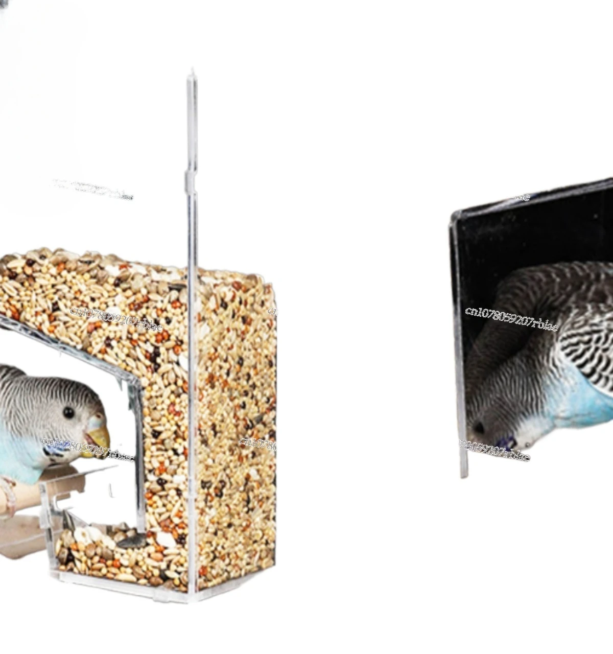 【 Pet Bird New Assistant 】 Anti Scattering Design, Parrot Bird Automatic Feeder - Worry Free Breeding, Caring for Pet Health