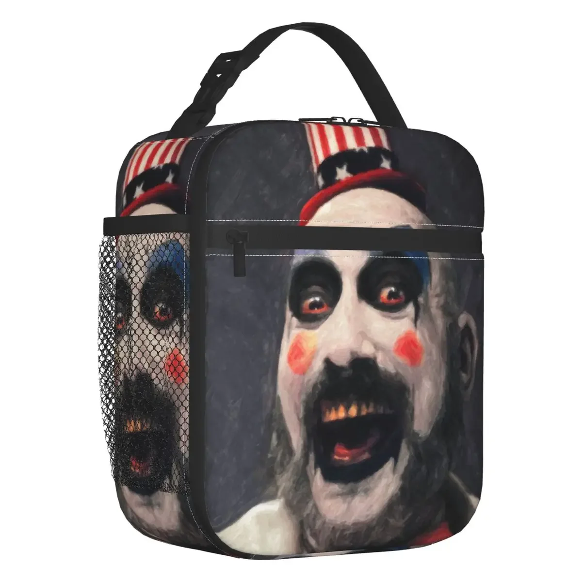 

Captain Spaulding Portable Lunch Box Film House of 1000 Corpses Thermal Cooler Food Insulated Lunch Bag School Children Student