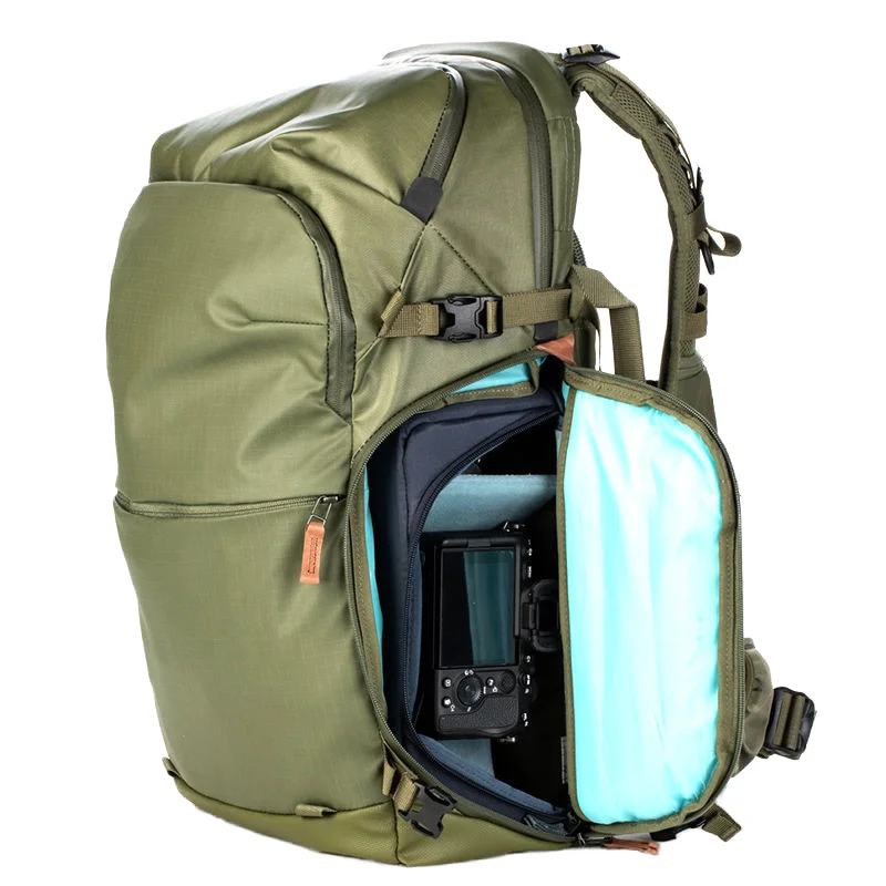

Travel Hiking Backpack Zipper Waterproof Digital Gear Camera Bag Tripod Holder Portable Video Equipment Compartment
