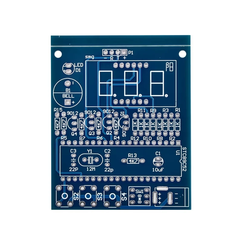 HLZS-51 Single Chip Microcomputer Ultrasonic Range Finder / Reversing Radar Alarm HC-SR04 Ultrasonic Range Finder DIY Kit