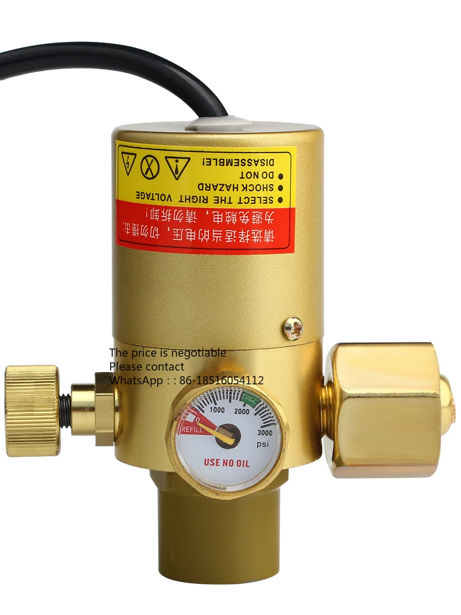 

Pressure Reducing Valve CO2 Gauge Accessories AC36V Heating Pressure Gauge Standard Gas Pressure Reducing Valve
