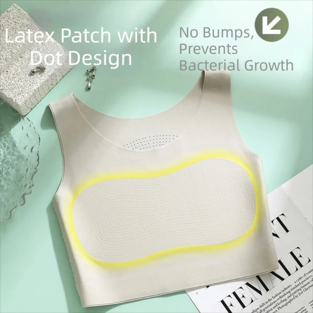 S/M/L/XL/XXL/XXXL/XXXXL Liquid Foundation Underwear Ice Silk Material U Neck Design Invisible Seamless Bra Slimming Fit view 5
