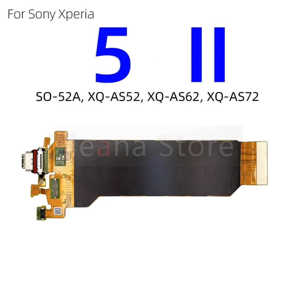 Aiinant USB Charging Dock Connector Port Charger Flex Cable For Sony Xperia 1 5 10 I II III 2 3 Plus Compact Premium