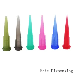 200pcs/pk Adhesive Dispensing Tip 14G-25G TT Tapered Needle Smoothflow Tapered Tips Glue Dispenser Part Epoxy Dispensing Part
