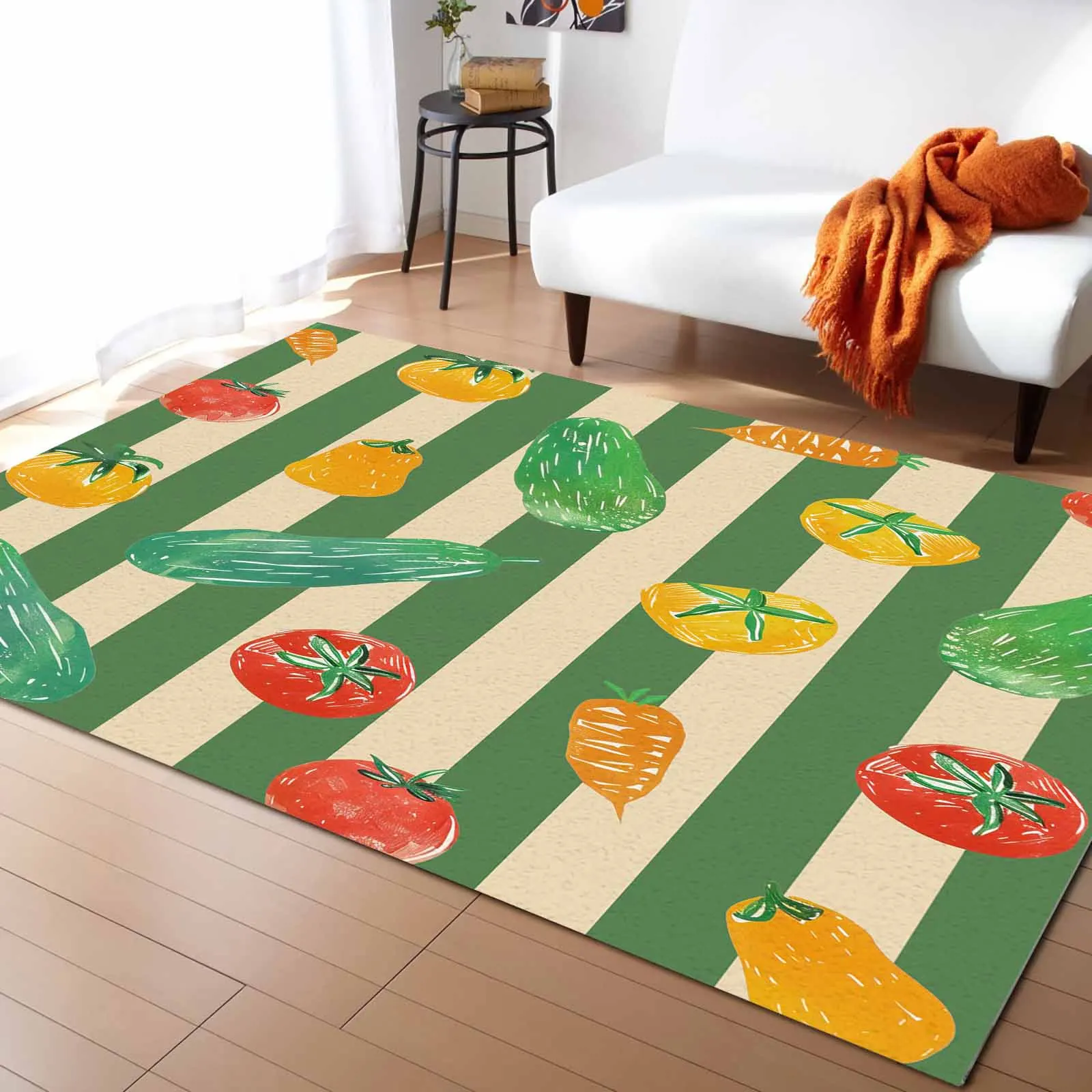 

Tomatoes Cucumbers Carrots Carpet For Home Living Room Bedroom Bedside Decor Large Area Rug Teen Room Decor Carpet