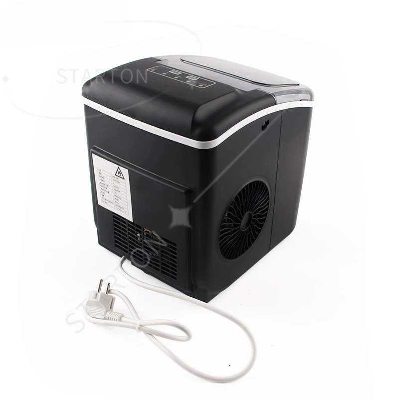 Mini Automatic Electric Ice Maker Bullet Round Block Ice Cube Making Machine 15kgs/24H Small Bar Milk Tea Coffee Shop