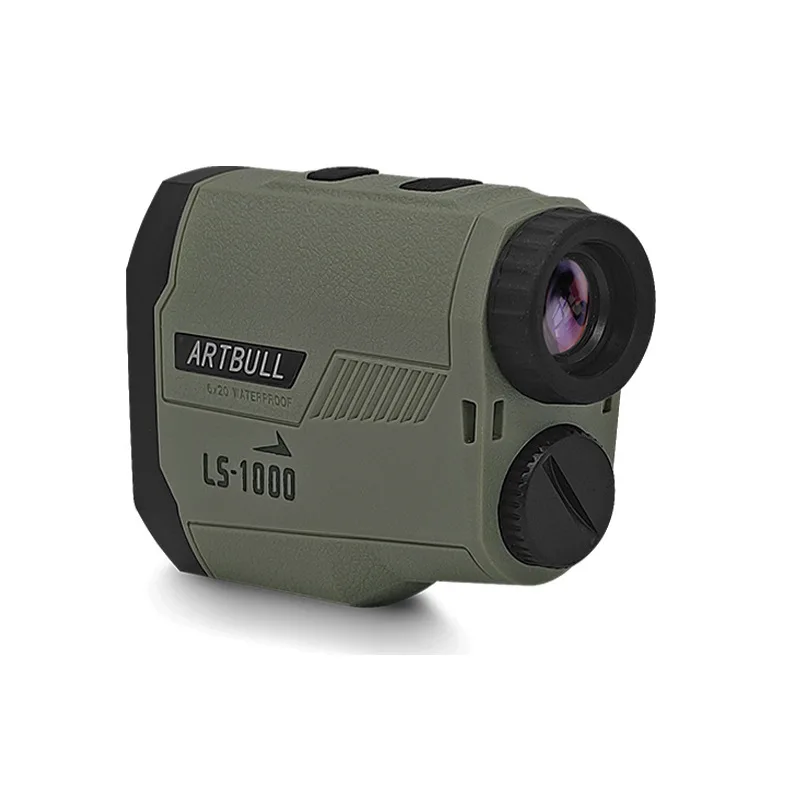 HD Golf & Hunting Laser Rangefinder Larger Field of View 1000M 650M Telescope with Flag-Lock Slope Pin Laser Distance Meter