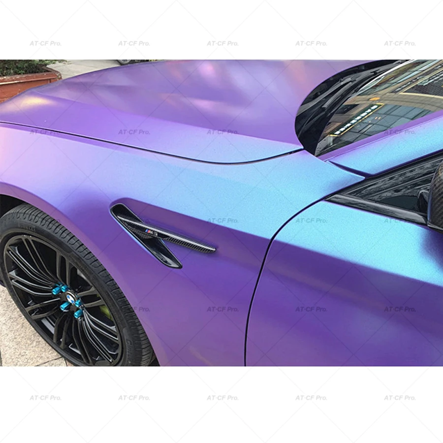 M5 F90 ABS + ألياف الكربون التصميم سيارة الجانب الحاجز تنفيس الهواء مع شعار استبدال نوع ل BMW جديد M5 F90 2018-2022 #5