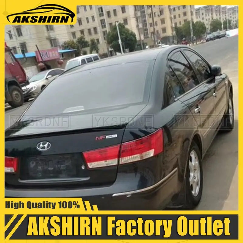 2005-2010 for hyundai sonata n20 rear trunk roof wing spoiler ABS material high quality by primer or DIY paint