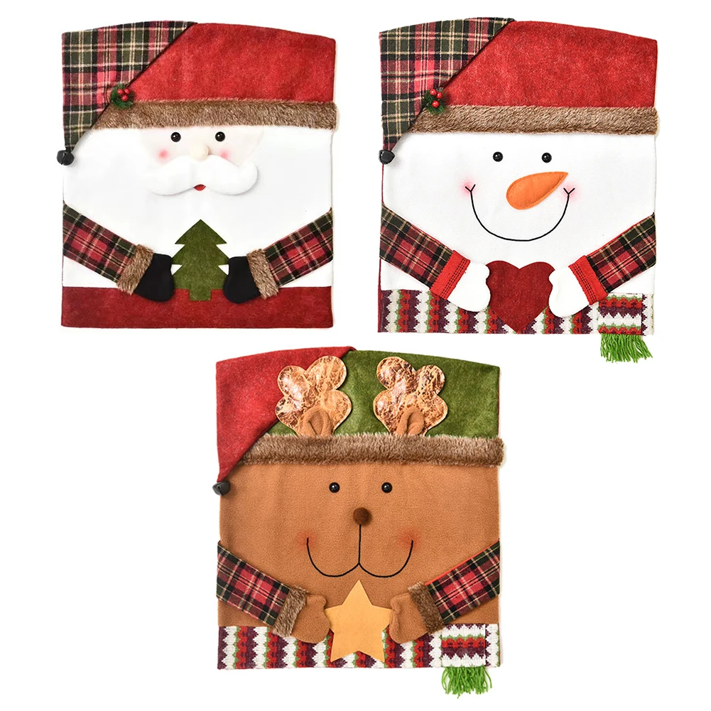 

Christmas Season Christmas Chair Cover Christmas Stool Cover Adorable Design Easy To Install Enhance Christmas Atmosphere