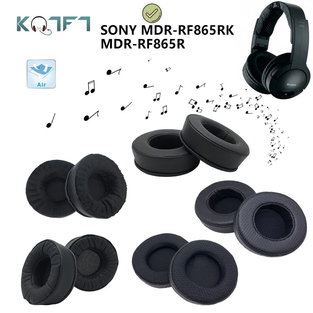 

Бархатные сменные амбушюры KQTFT для SONY MDR-RF865RK MDR-RF865R, детали для телефона, амбушюры, подушки, чашки