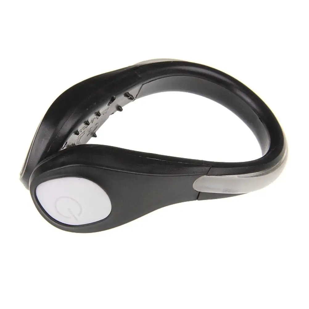 

2 Pcs LED Shoe Light Clips Safety Night Running Gear for Runners Joggers Bikers (White Light)