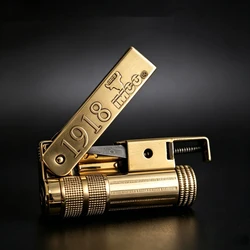 Vintage IMCO Triplex 6700 Windproof Petrol Lighter Classic Austrian Style Pocket Kerosenes Oil Lighter for Collection & EDC