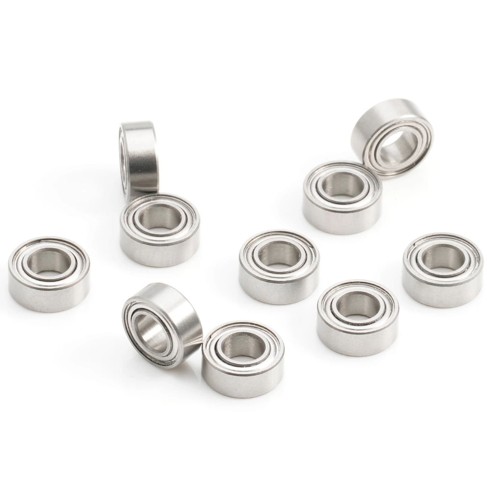 SMR105ZZ 베어링 5*10*4mm (10PCS) ABEC-1 스테인레스 스틸 볼 베어링 차폐형 SMR105Z SMR105 Z ZZ