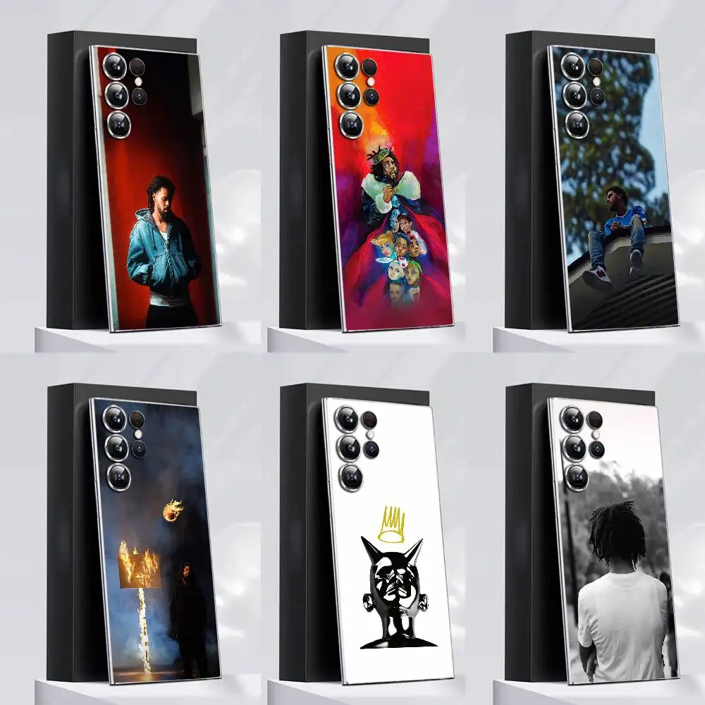 

For J-J Cole The Fall Off Phone Case Samsung S22,S24,S30,S10,S21,S25,S23,S10,PIus,Ultra,5G,FE,lite Transparent Cover