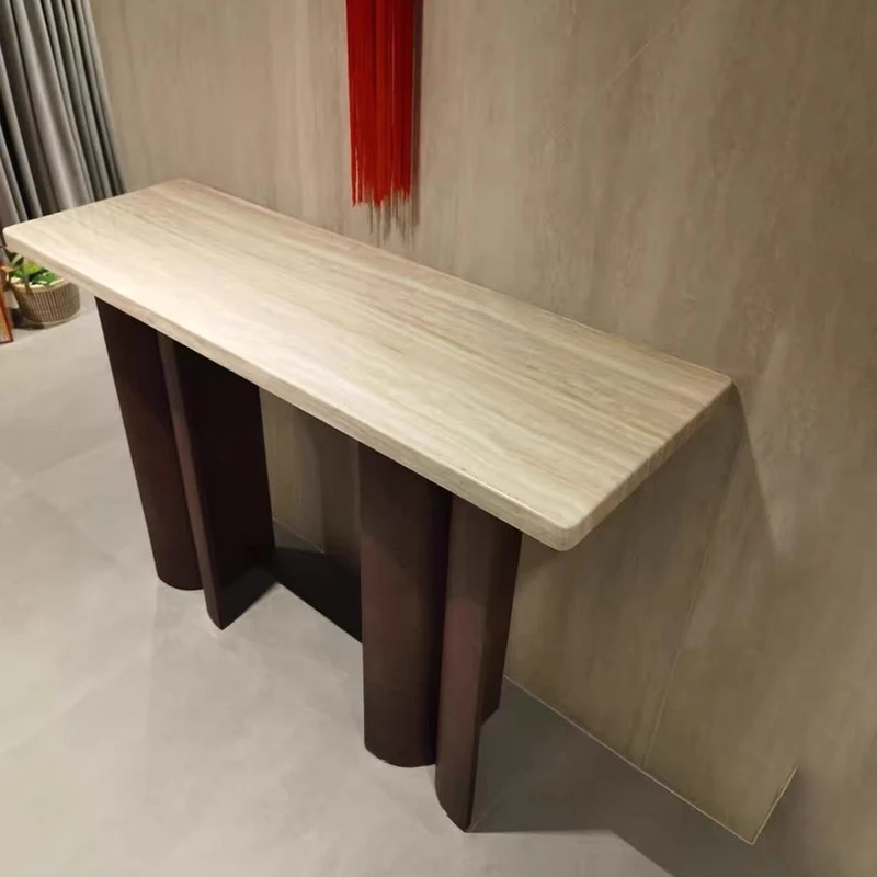 

Vintage Elegant Console Tables Beauty Minimalist Aesthetic Mid Century Console Tables Modern Nordic Bureau Living Room Furniture