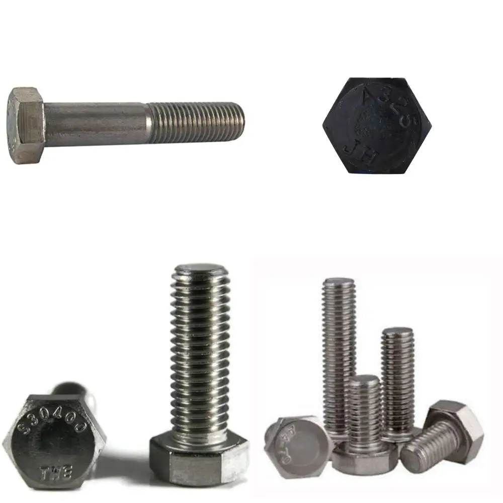 

Винты с шестигранной головкой из нержавеющей стали M10-1,50 x 95 мм с полной резьбой, упаковка 50 шт., сверхмощные болты