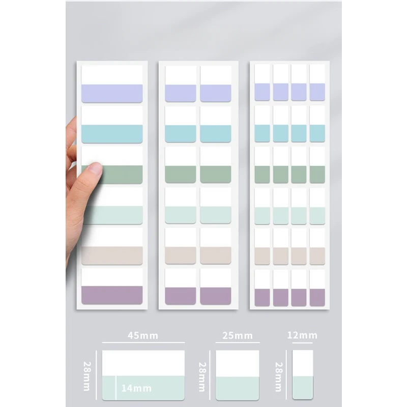 투명 스티커 노트 인덱스 탭 화살표 플래그 스티커, 페이지 마커 플래너 스티커, 사무실 학교