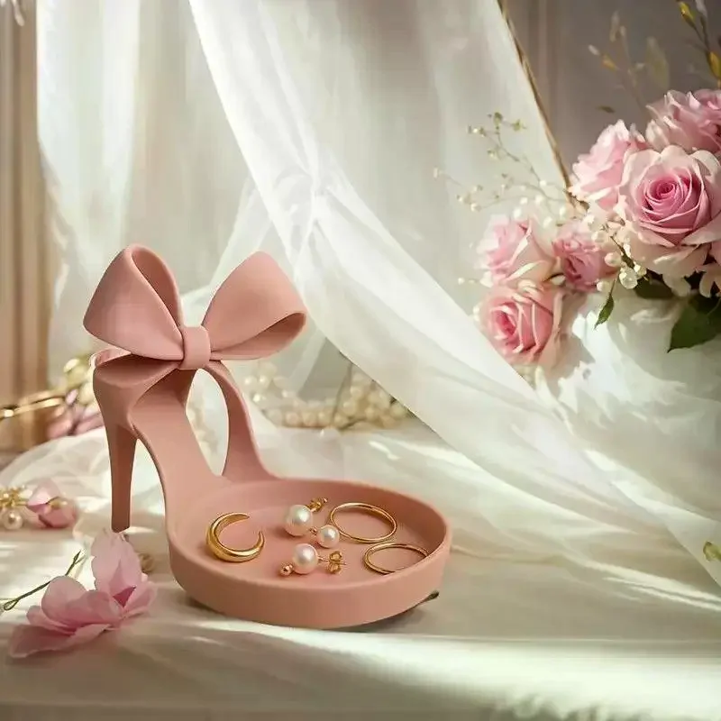 

3D Printed High Heel Jewelry Tray Earrings Necklace Ring Holder Jewelry Display Stand