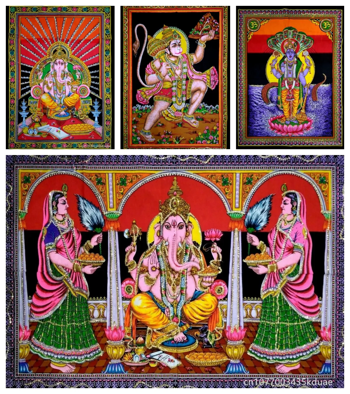 Elefante indiano mandala parede pendurado ganesha tapeçaria decoração de casa sala estar shiva parvati vishnu fundo pano decoração do quarto