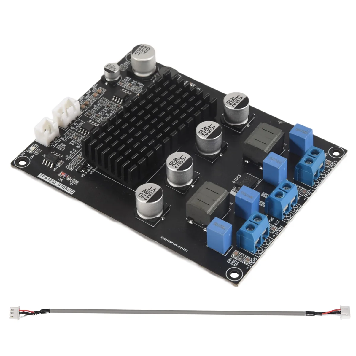 A51I TPA3250 Scheda amplificatore digitale 130Wx2 Scheda amplificatore audio in classe D ad alta potenza 4A 32V con cavo schermato XH2.54mm-3P