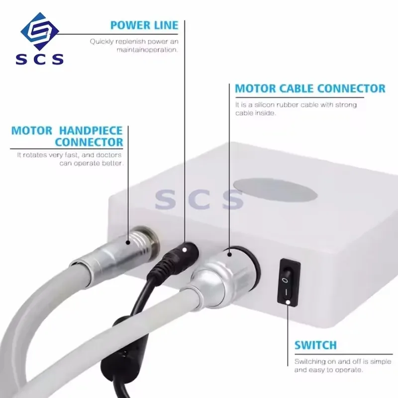 Medical Electric Micro Motor Apparatus with Inner Water Spray Feature Handpiece Product Category