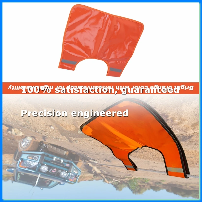 Plus+ Strong PVC Winch Rope Damper Blanket with Pocket Waterproof Winch Cable Damper Blanket-DTB1