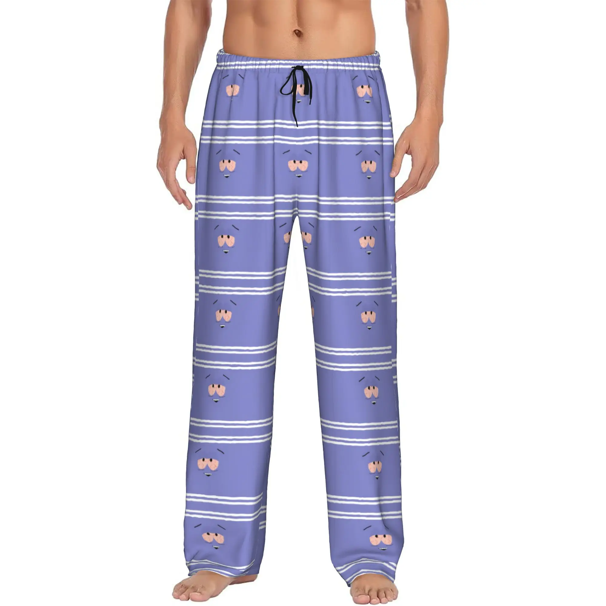 

Custom Men Towelies Pajama Pants Printed Funny Cartoon Sleep Sleepwear Bottoms with Pockets