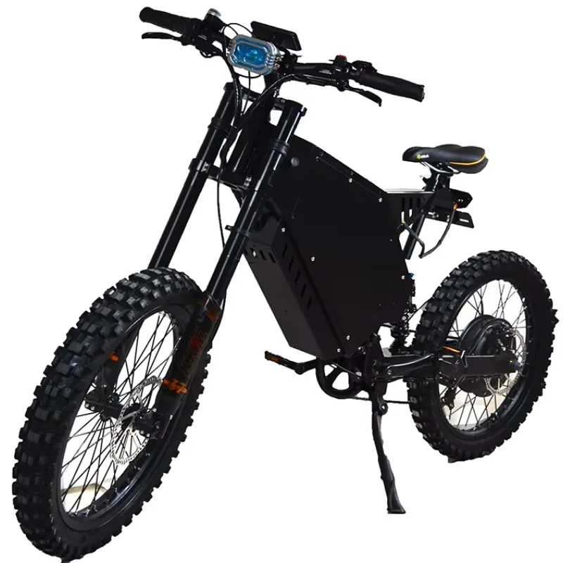 US EU Warehouse 72V 5000W Electric Bicycle 26inch Stealt Bomber Ebike Rear Shock Electric Enduro Dirt Bike for Adults Hybrid