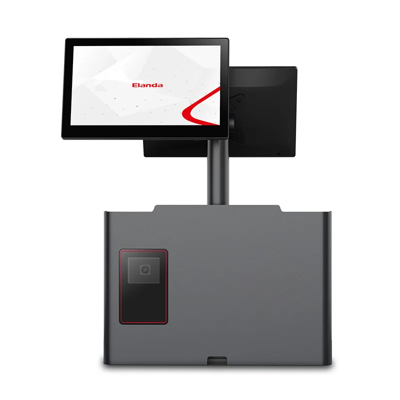Touch Screen All In One Channel Pos System For Supermarket Retail Store Cash Register