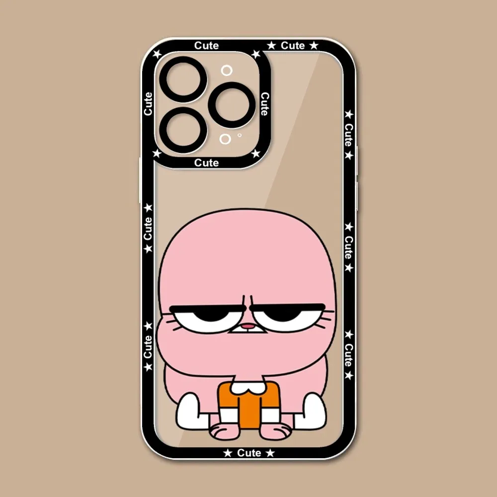 Cartoon A-Amazing W-World G-Gumball Phone Case For IPhone 11 12 13 Pro Max 14 Pro Max iphone15 15promx Case Shell Funda Cover