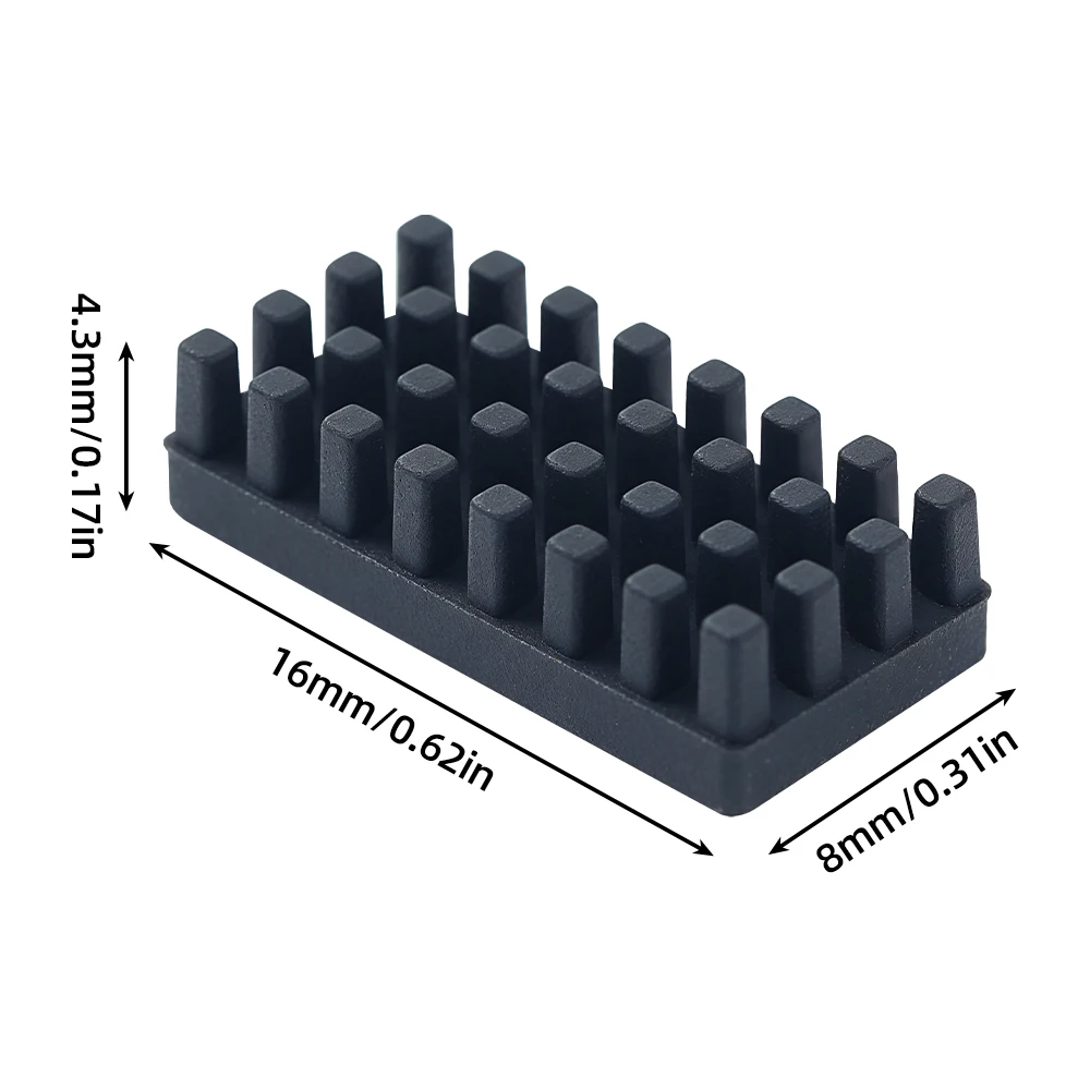 Für Snapmaker U1 Silikon-Düsenbürste mit Parkpad, Schutzausrüstung, Silikon-Düsenbürste, 4 Stück, für 3D-Druckerteile – Detail 7