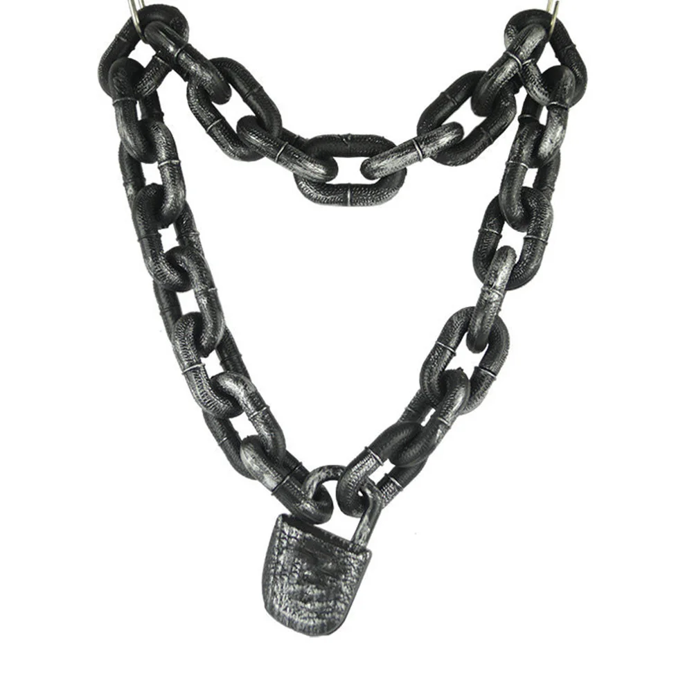 

Halloween Party Decor Sturdy Plastic Chain Funny Performance Chain Prop Role for Party Home Outdoor