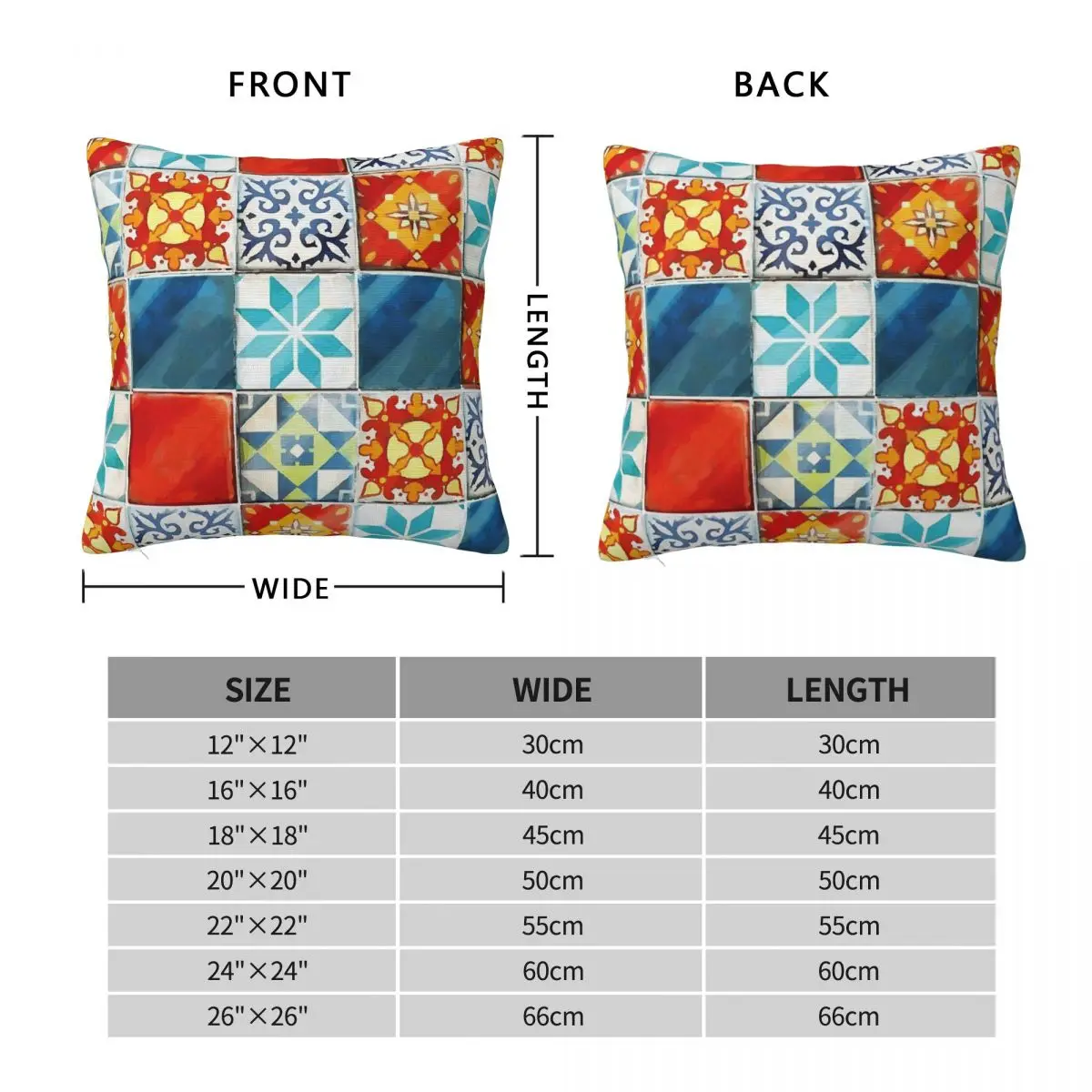 Azulejos Tiles Azul Board Game Pillowcase Polyester Linen Velvet Pattern Zip Decorative Throw Pillow Case Car Cushion Cover