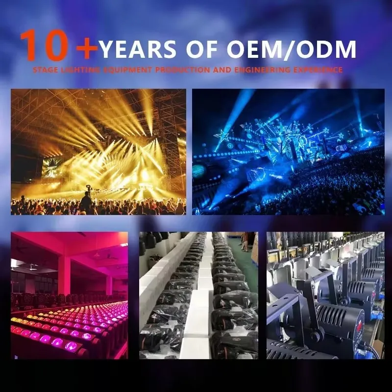 6 قطعة 40 واط Led تتحرك شعاع ضوء Rgbw تحلق النيزك الدورية ضوء إحترافي مع Dmx ل ديسكو Dj بار #6