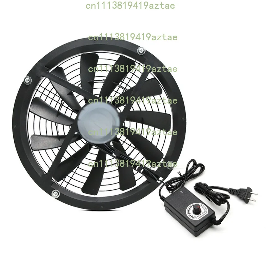 Ultra Thin 25CM Silent Exhaust Fan, Easy Installation Ventilation Fan for Bedroom, Dormitory & Balcony Air Circulation