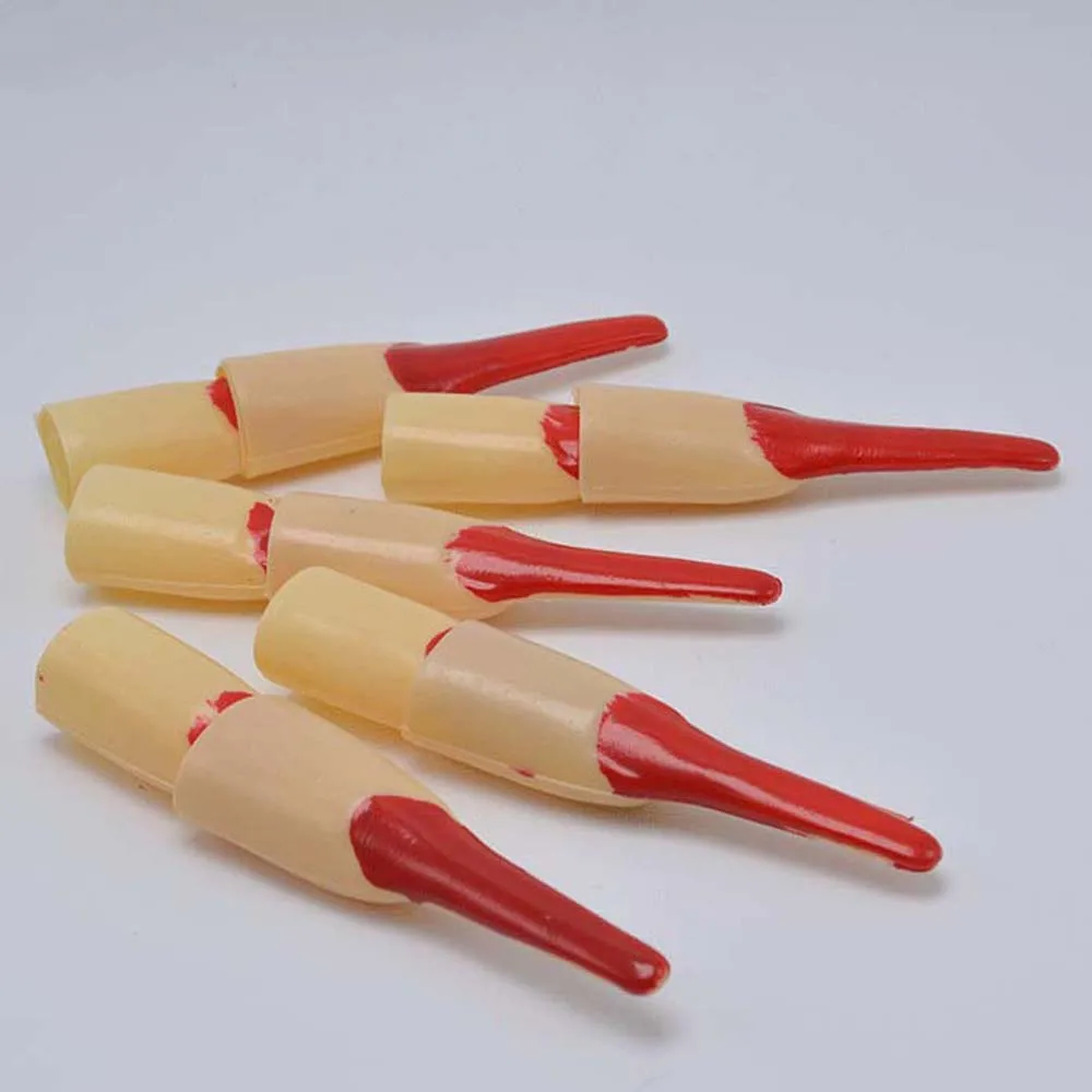 Criativo fantasma zumbi bruxa dedo conjunto dedos longos decorações halloween dedos falsos pvc assustador fantasma garra prop cosplay