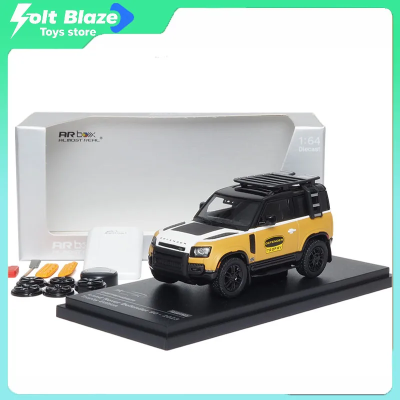 

Almost Real 1/64 Land Rover Defender 90 Camel Trophy Tribute Edition Alloy Car Model Room Display Alloy Car Collection Toys Gift