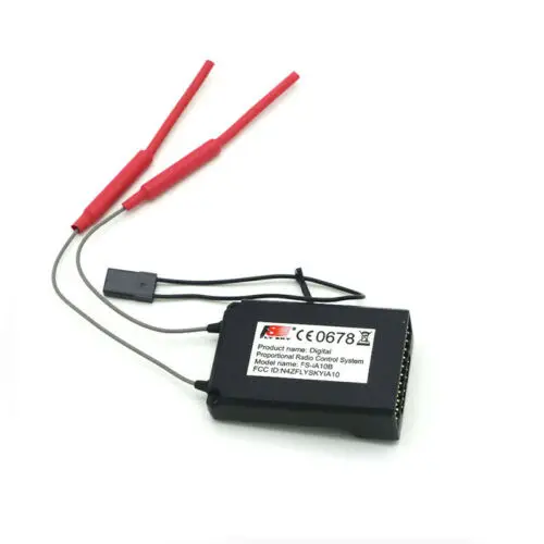 ตัวรับสัญญาณ 2.4G Flysky FS-IA10B FS IA10B 10 ช่อง สำหรับรีโมทคอนโทรลเครื่องส่งสัญญาณ Flysky