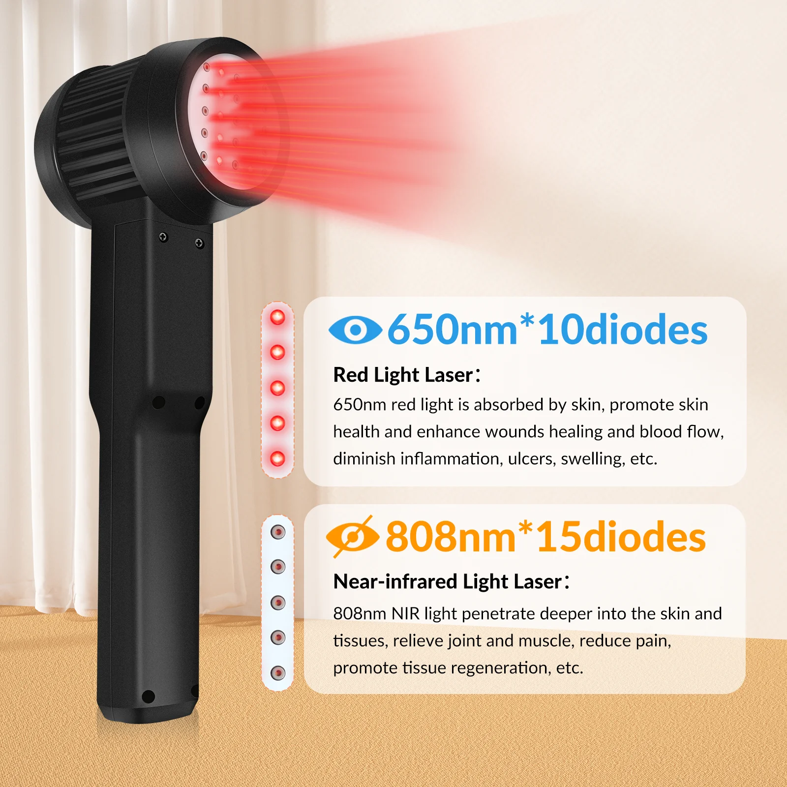 ZJZK Low Level Laser Therapy For Peripheral Neuropathy Treatment For Pain And Inflammation At Home For Pain In Joints Wounds