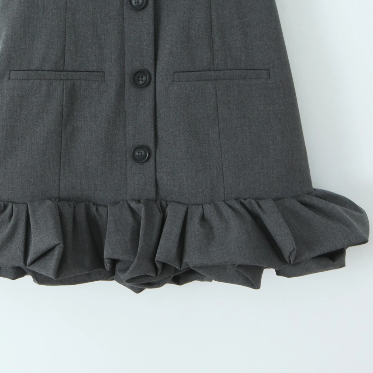 -minivestido ajustado con cuello Halter para mujer, vestido Sexy plisado de Color liso con espalda descubierta y una hilera de botones, sin mangas, a media cintura