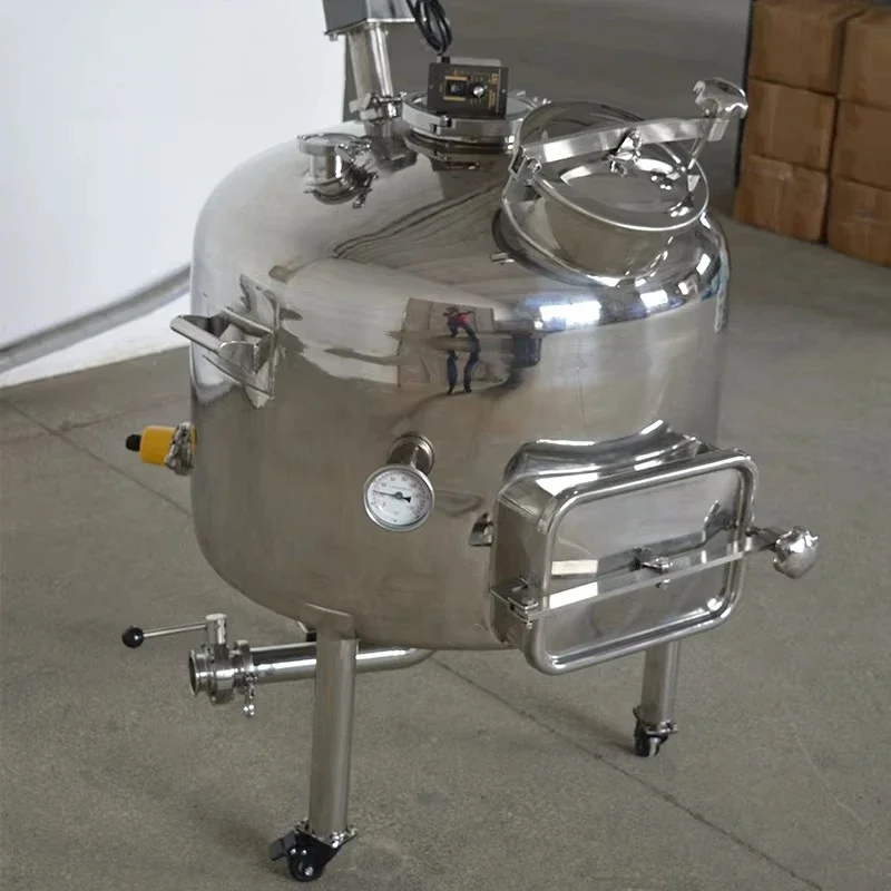 Household Mirror Polishing Beer Brewing Equipment 500L Stainless Steel Single Wall Brew Mash Tun