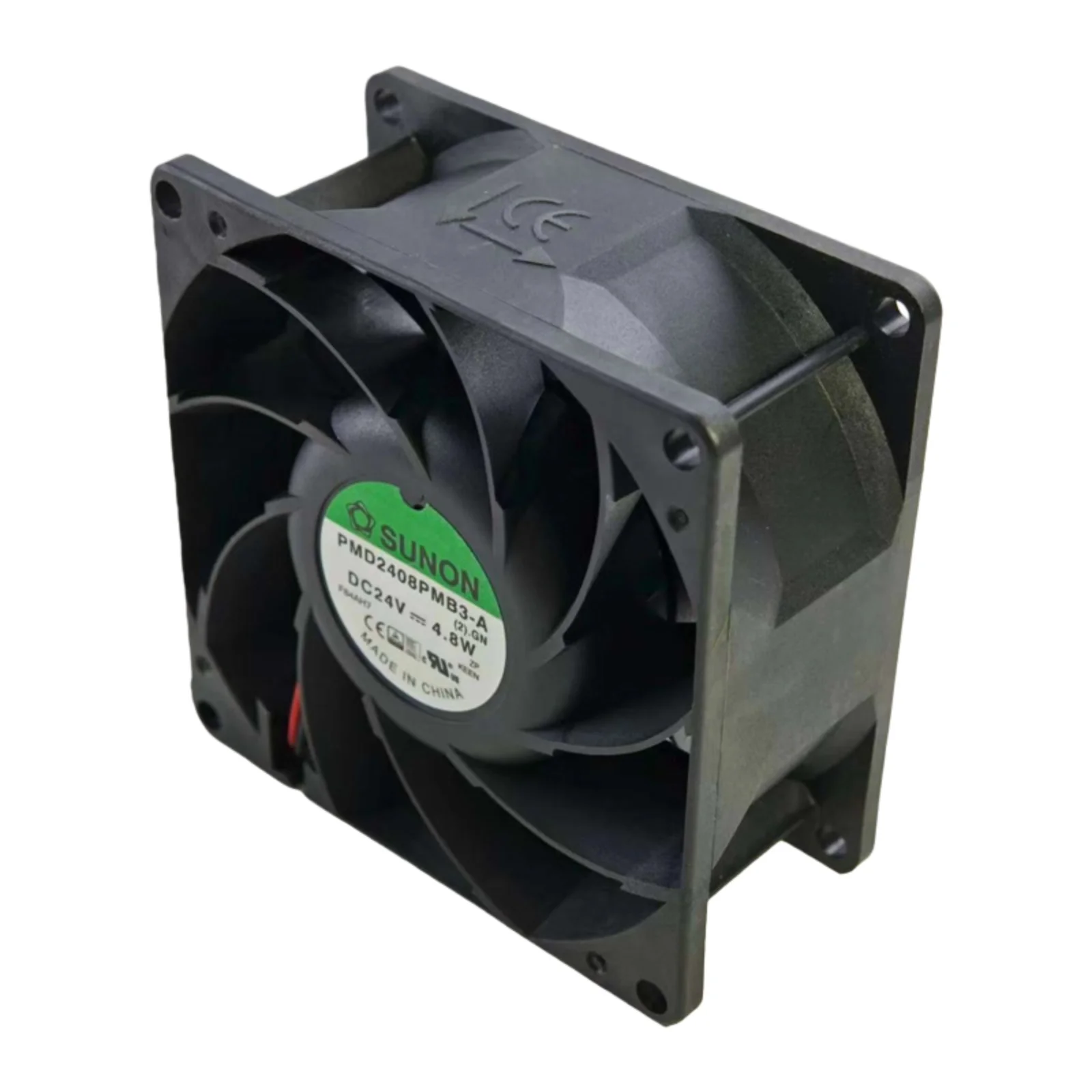 

New for SUNON PMD2408PMB3-A 8025 24V DC Cooling Fan 80x80x38mm 59.5CFM 4200RPM High Airflow & Pressure, Ball Bearing