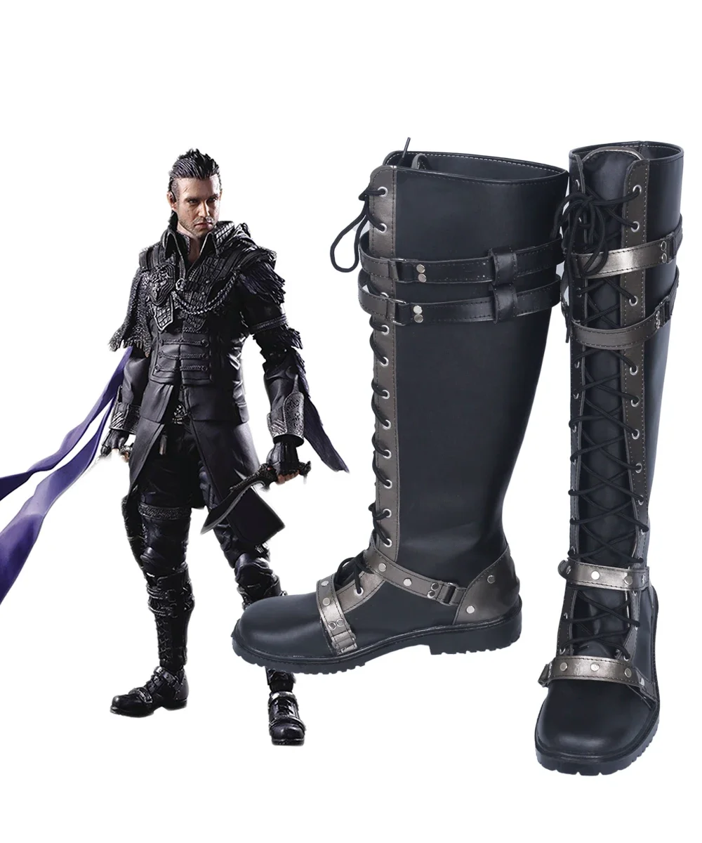 

Kingsglaive Final Fantasy XV Nyx Ulric Cosplay Boots Shoes Custom Made