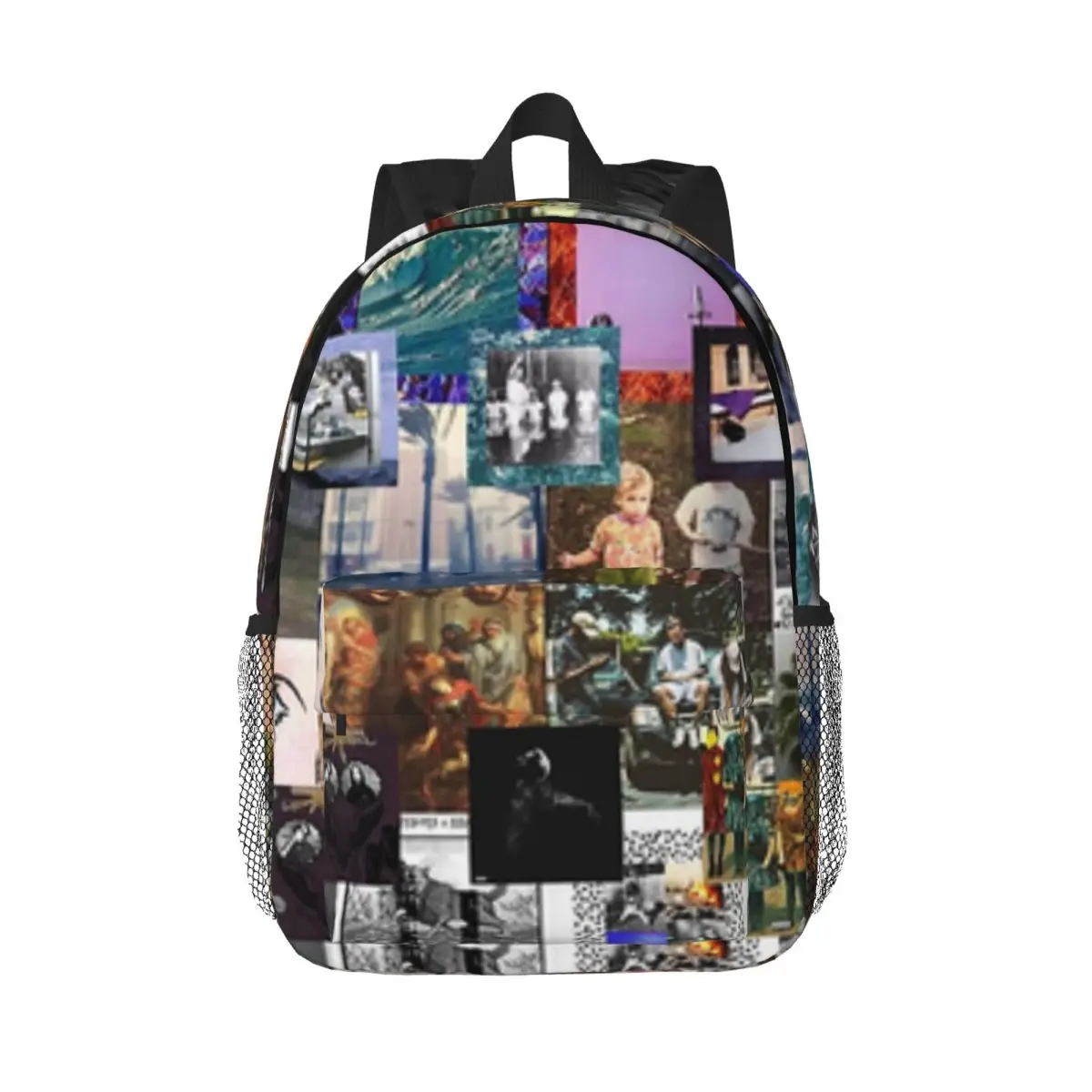 Mochila ligera con estampado, morral escolar de 15 pulgadas, a la moda, novedad