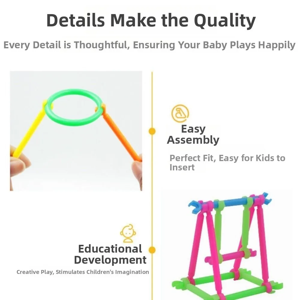 

300/500/800/1000/1200 шт. креативные детские пластиковые головоломки мини-размера 3D строительные блоки DIY красочные детские Монтессори